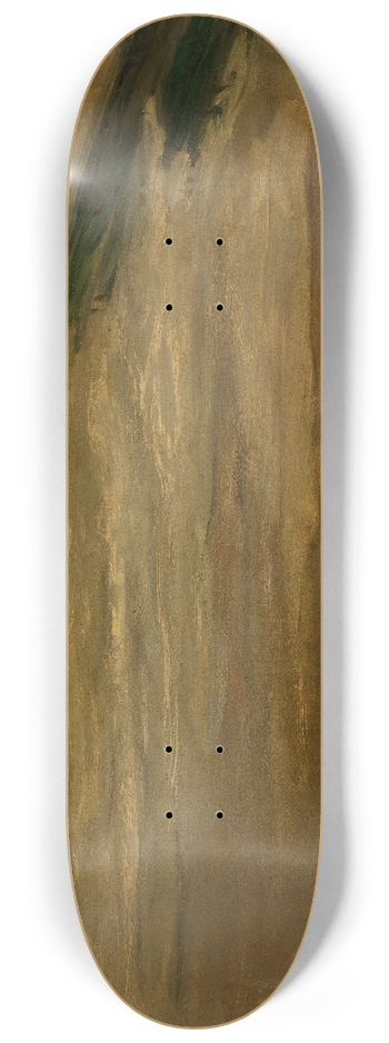 Auguste Oleffe - Breakwater at Nieuwpoort 8.25 inch art skate deck