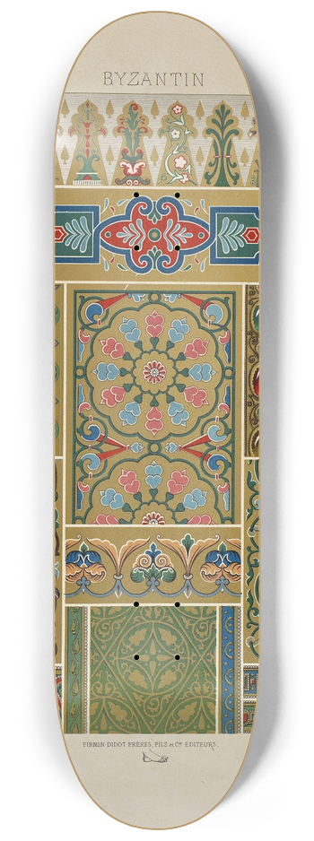 Auguste Racinet - Byzantin 4 8.25 inch art skate deck