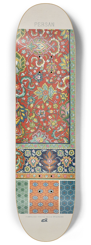 Auguste Racinet - Persan 4 8.25 inch art skate deck