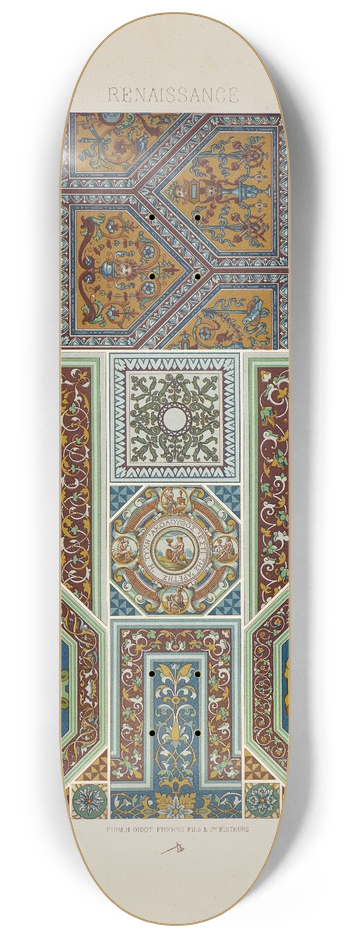 Auguste Racinet - Renaissance 10 8.25 inch art skate deck