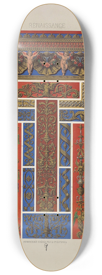 Auguste Racinet - Renaissance 14 8.25 inch art skate deck