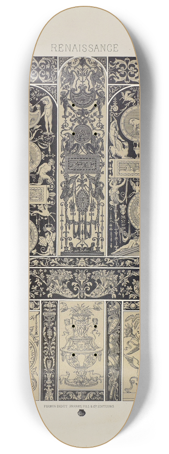 Auguste Racinet - Renaissance 6 8.25 inch art skate deck
