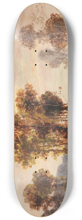 Auguste Rigon - Paysage 8.25 inch art skate deck