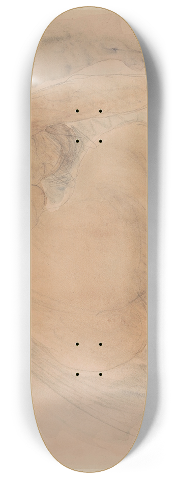 Auguste Rodin - Nude 8.25 inch art skate deck