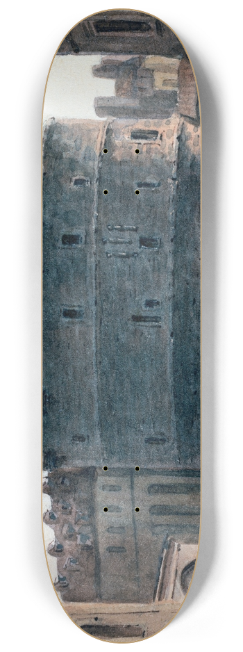 Auguste-Sbastien Bnard - Le petit Chtelet 8.25 inch art skate deck