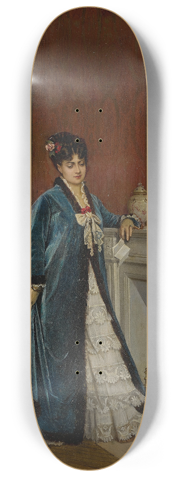 Auguste Toulmouche - News From Afar 8.25 inch art skate deck