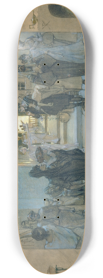 August Hoffmann von Vestenhof - Amor Janitor 8.25 inch art skate deck