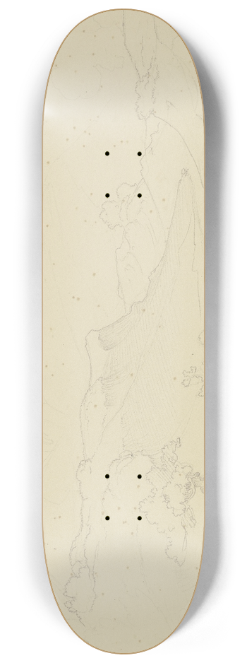 August Lucas - Sabin mountains 8.25 inch art skate deck