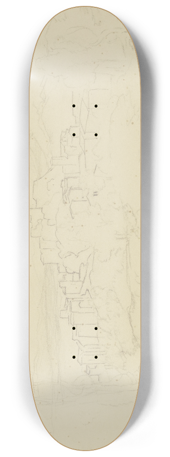 August Lucas - View on Olevano 8.25 inch art skate deck