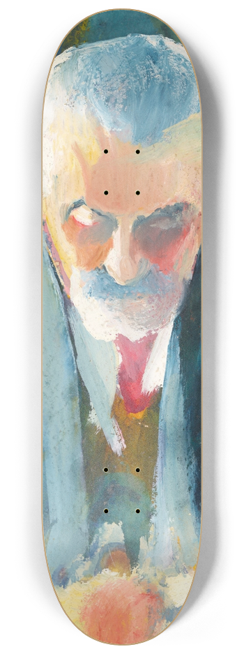 August Macke - Bildnisstudie Bernhard Koehler 8.25 inch art skate deck