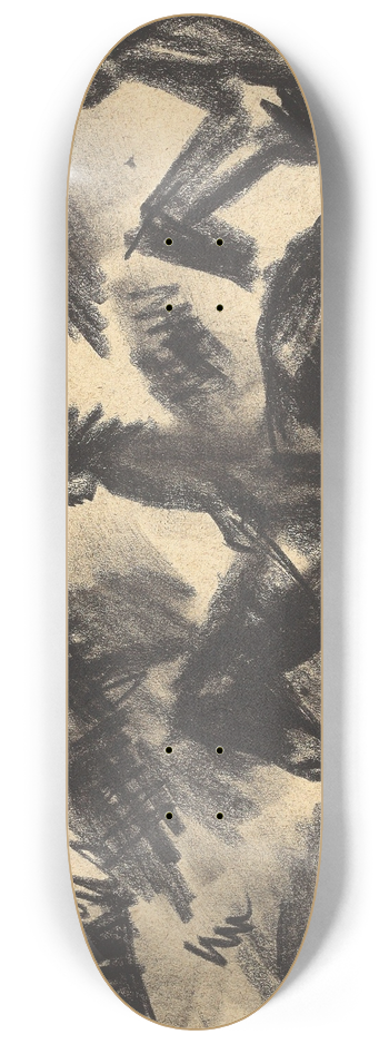 August Macke - Indianer zu Pferd 8.25 inch art skate deck
