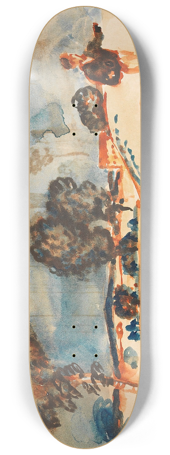 August Macke - Landpartie 8.25 inch art skate deck