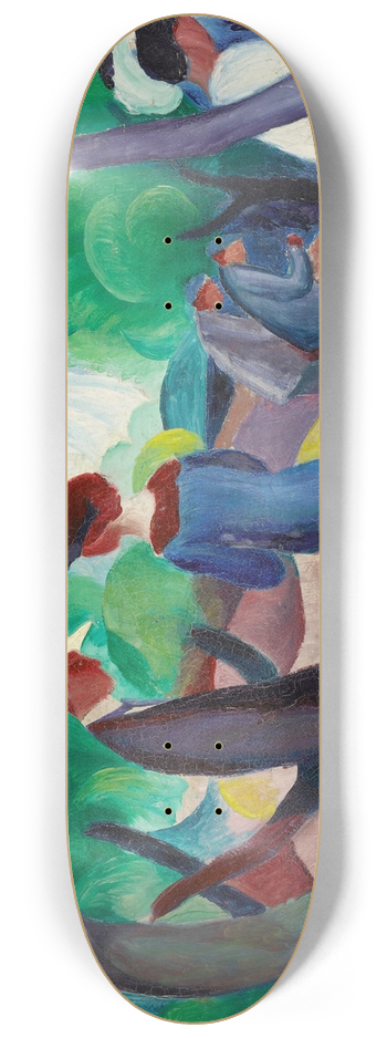 August Macke - Promenade 8.25 inch art skate deck