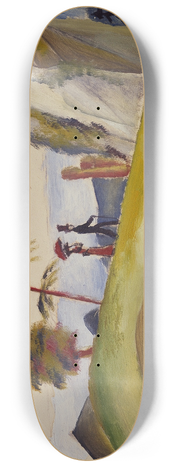 August Macke - Strollers in a Rocky Landscape 8.25 inch art skate deck