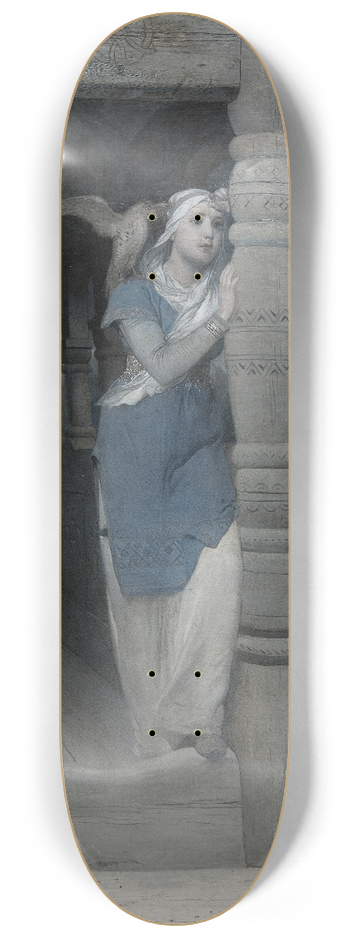 August Malmstrm - Ingeborgs klagan (ur Frithiofs saga) 8.25 inch art skate deck