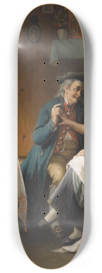 August Mller - Der Verehrer 8.25 inch art skate deck