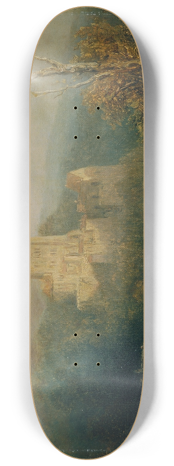 August Piepenhagen - Das Bergschloss 8.25 inch art skate deck