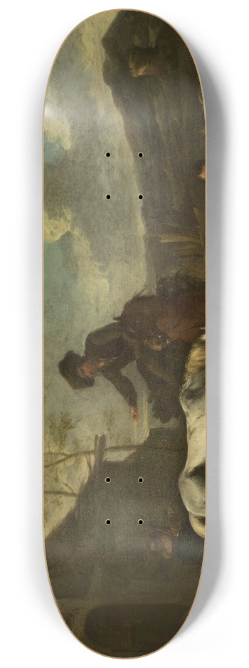 August Querfurt - Watering the horses 8.25 inch art skate deck