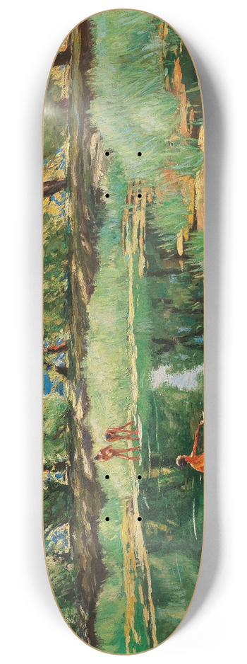 August Rieger - Badeszene 8.25 inch art skate deck