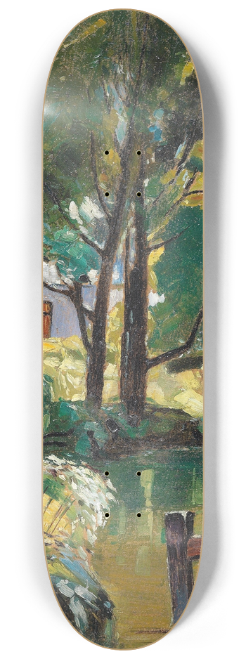 August Rieger - Haus am Teich 8.25 inch art skate deck