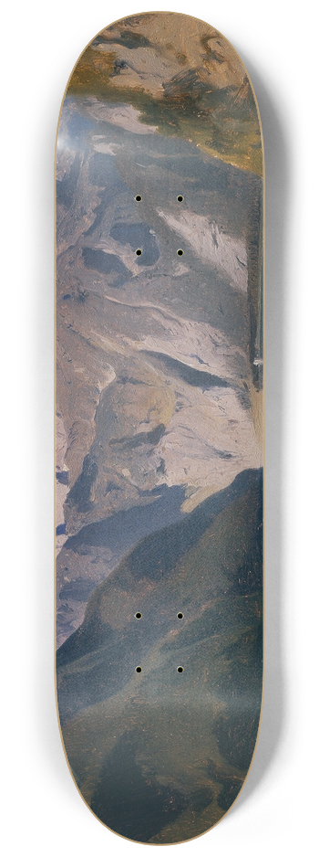 August Schaeffer von Wienwald - Blick ber den Knigssee 8.25 inch art skate deck