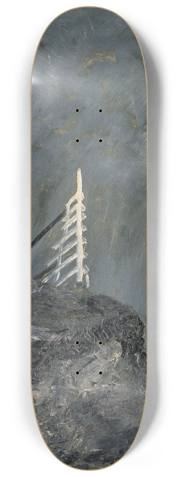 August Strindberg - The White Mare II 8.25 inch art skate deck