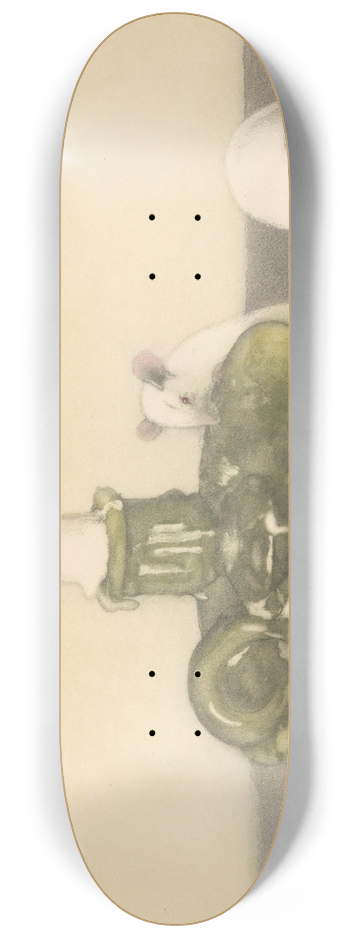 Frans Everbag - Vier muizen bij een kandelaar 8.25 inch art skate deck