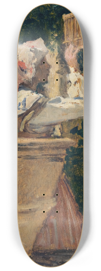 August von Pettenkofen - The Birdcage 8.25 inch art skate deck