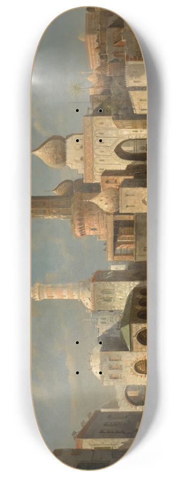 August Von Siegen - An Eastern City 8.25 inch art skate deck