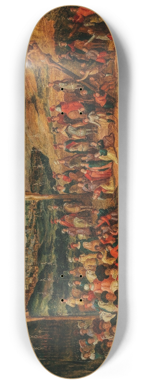 Frans Francken The Elder - The Crucifixion on Mount Calvary 8.25 inch art skate deck