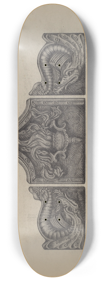 Austin L. Davison - Coal Grate for Fireplace 8.25 inch art skate deck