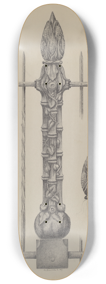 Austin L. Davison - Standard from Iron Fence 8.25 inch art skate deck