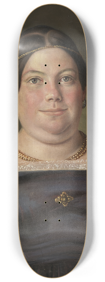 Axel Johan Fgerplan - Lovisa Isabella Bjurberg (1814-1864) 8.25 inch art skate deck