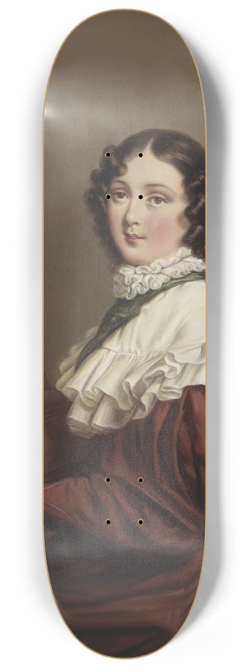 Axel Johan Fgerplan - Mathilda Valeria Beatrix dOrozco (1796-1863) 8.25 inch art skate deck