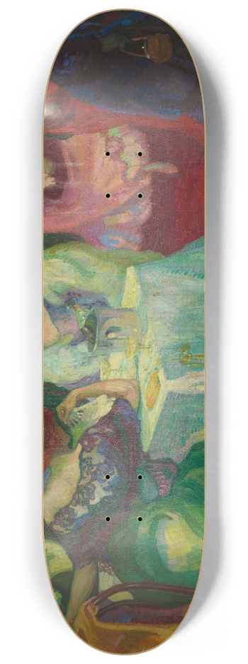 Axel Trneman - Night Caf 8.25 inch art skate deck