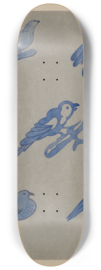 A. Zimet - Decoration for Stoneware 8.25 inch art skate deck
