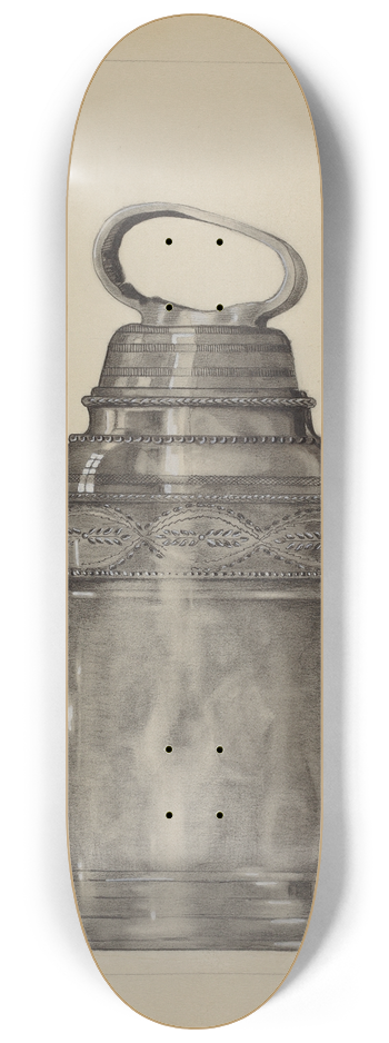 A. Zimet - Pewter Pitcher 8.25 inch art skate deck