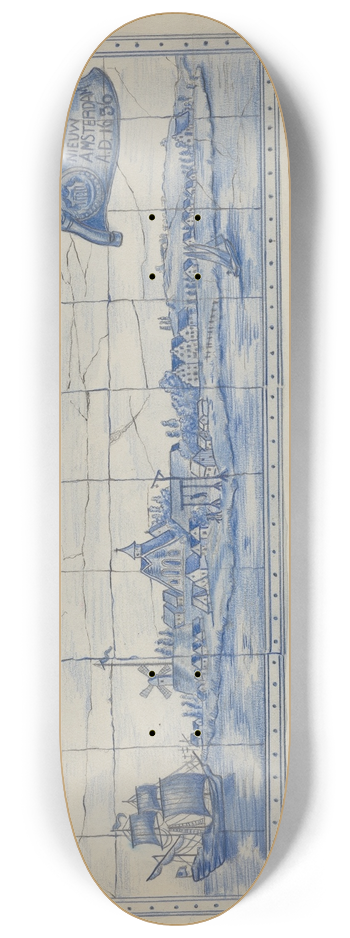 A. Zimet - Tile 8.25 inch art skate deck