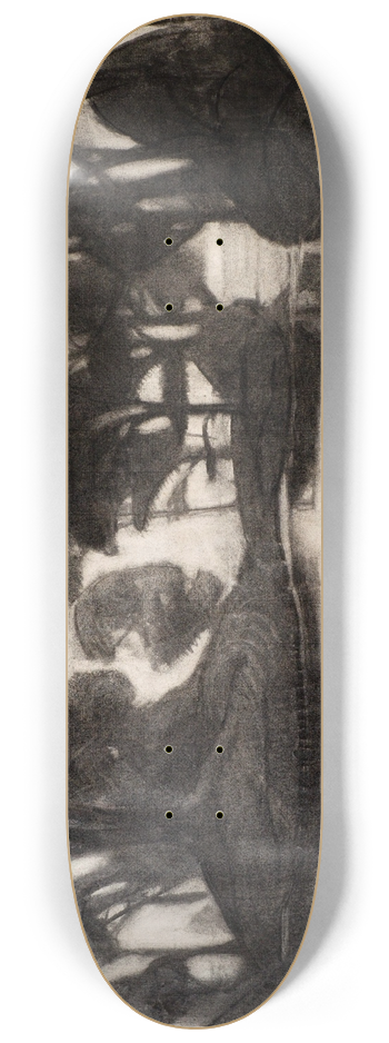 Balder Tomasberg - Heroic Landscape 8.25 inch art skate deck