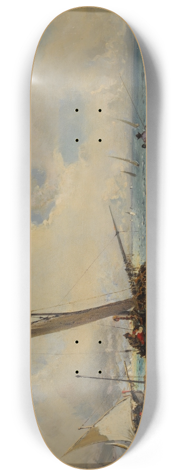 Baldomero Galofr Jimnez - En la playa 8.25 inch art skate deck