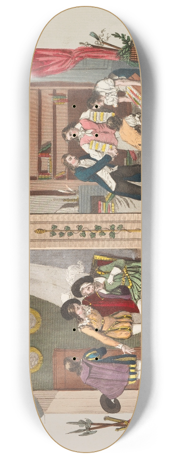 B. Allent - Galerie Francaise 8.25 inch art skate deck