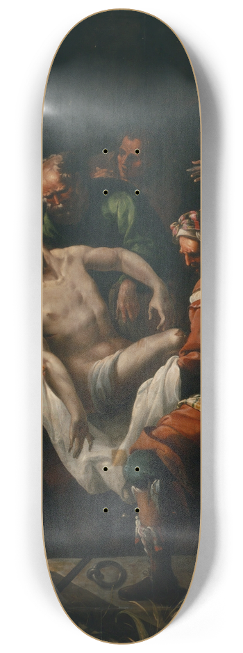 Baltasar de Echave y Rioja - The Burial of Christ 8.25 inch art skate deck