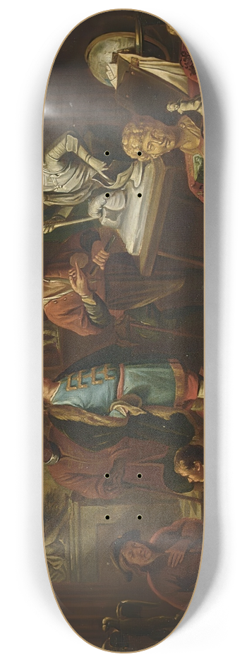Balthasar Van Den Bossche - A sculptors studio 8.25 inch art skate deck