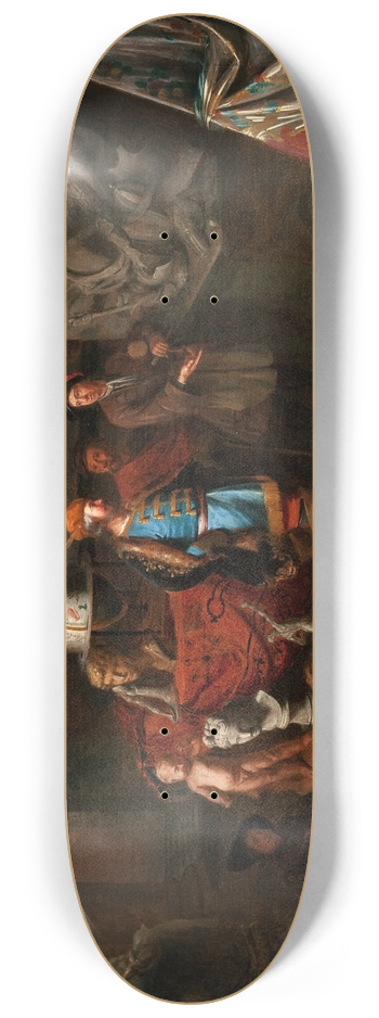 Balthasar Van Den Bossche - Atelier of a Sculptor 8.25 inch art skate deck