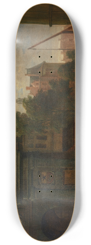 Balthasar Van Den Bossche - Street Theatre on the Yard in Antwerp 8.25 inch art skate deck