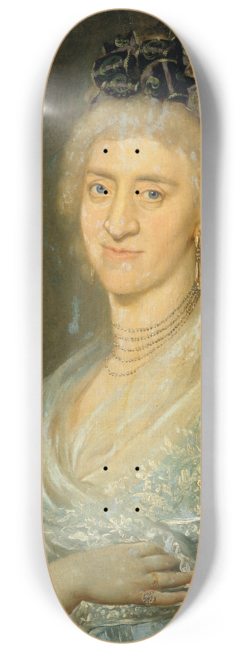Barbara Krafft - Damenbildnis 8.25 inch art skate deck