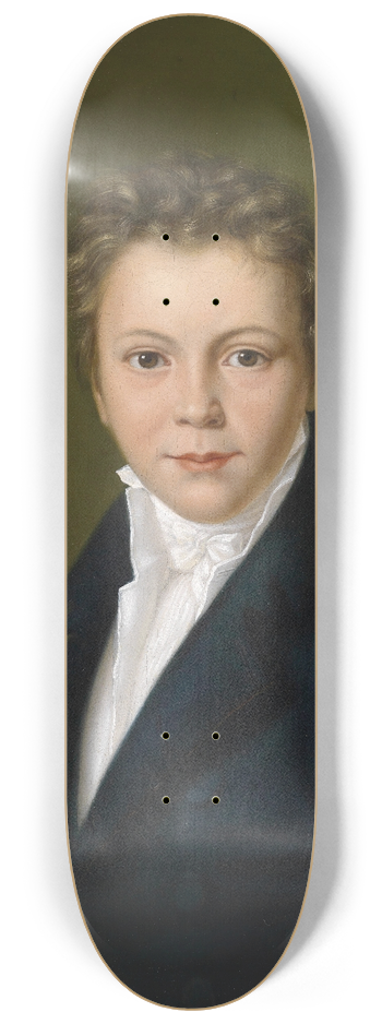Barbara Krafft - Portrait Franz Rieder 8.25 inch art skate deck