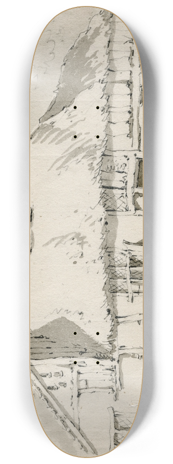 Barend Hendrik Thier - Boerderij 8.25 inch art skate deck