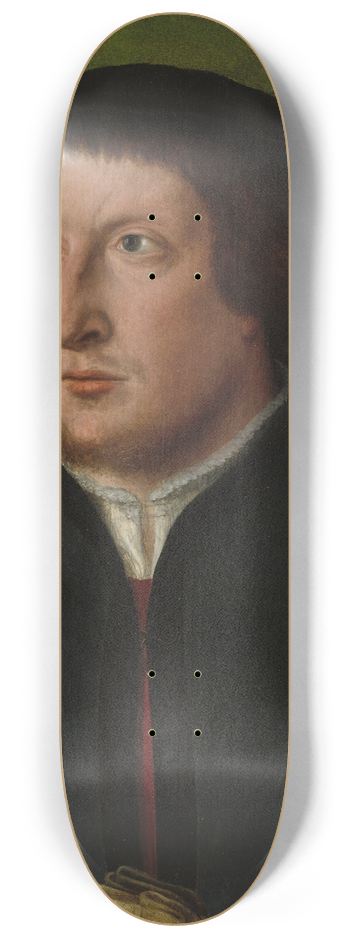 Barthel Bruyn the Elder - Portrait of a Man 8.25 inch art skate deck