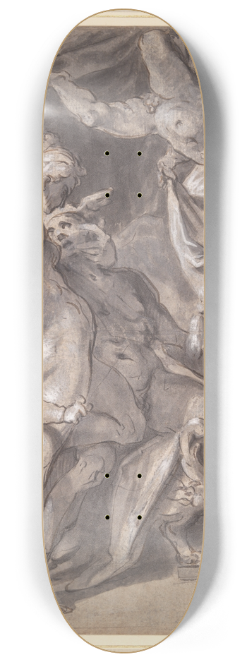 Bartholomaeus Spranger - Venus andMercury 8.25 inch art skate deck
